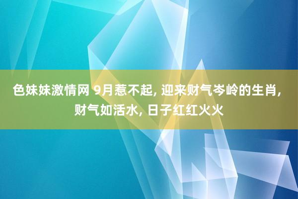 色妹妹激情网 9月惹不起， 迎来财气岑岭的生肖， 财气如活水， 日子红红火火