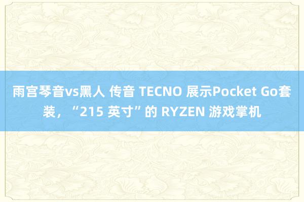 雨宫琴音vs黑人 传音 TECNO 展示Pocket Go套装，“215 英寸”的 RYZEN 游戏掌机