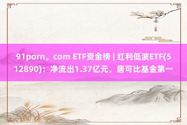 91porn。com ETF资金榜 | 红利低波ETF(512890)：净流出1.37亿元，居可比基金第一