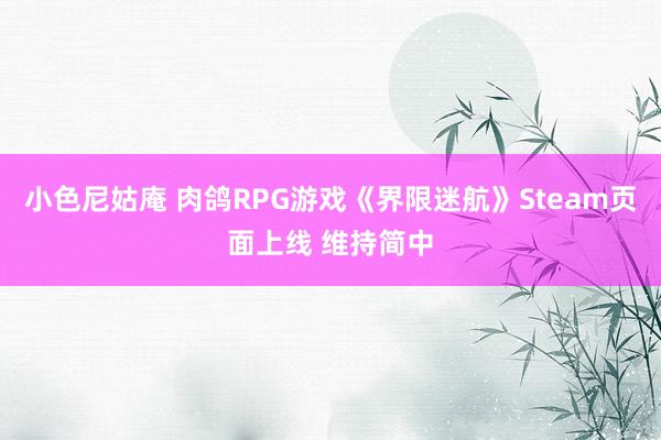 小色尼姑庵 肉鸽RPG游戏《界限迷航》Steam页面上线 维持简中