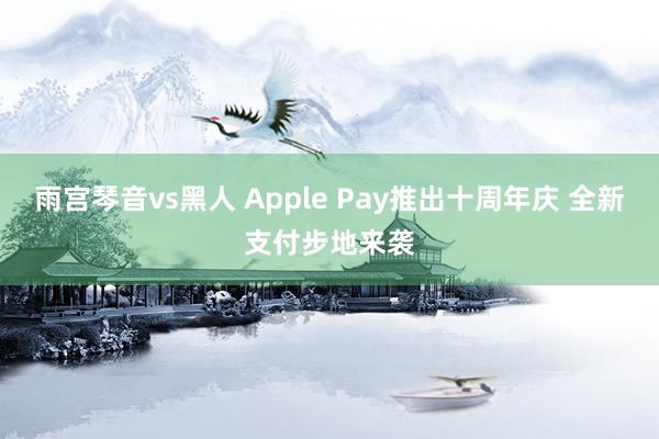 雨宫琴音vs黑人 Apple Pay推出十周年庆 全新支付步地来袭